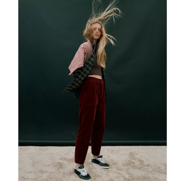 Madewell Tapered Huston Pull-On Crop Pants in Corduroy - Picture 6 of 7